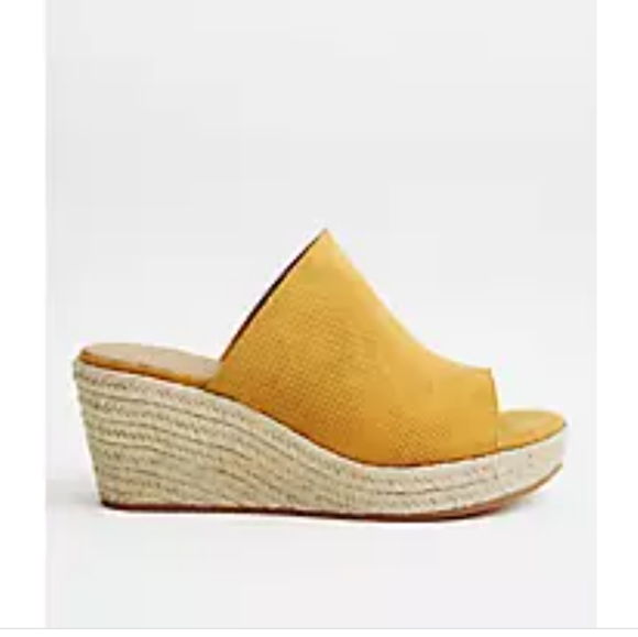 Espadrille Mule Wedge - Mustard (Ww - Picture 4 of 6